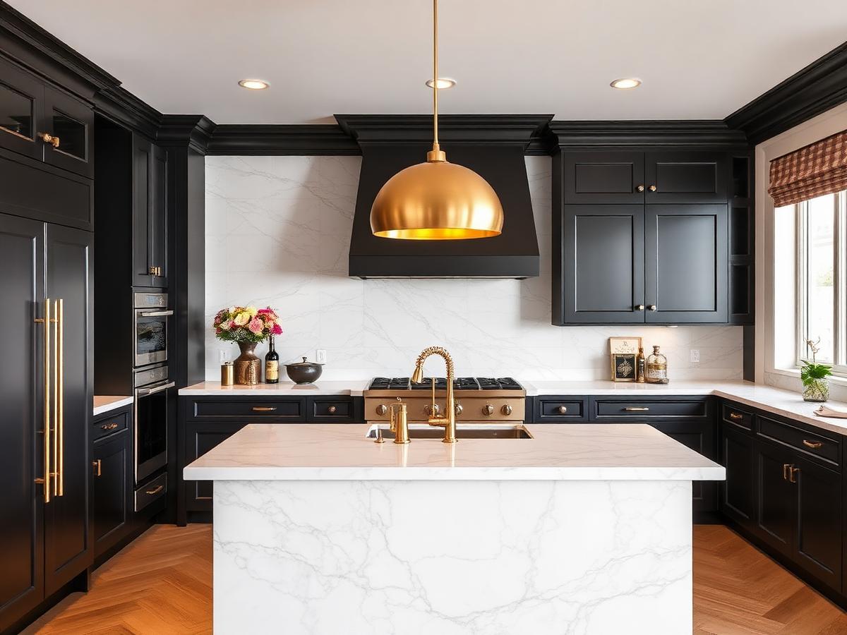 Noir Kitchen Transformation